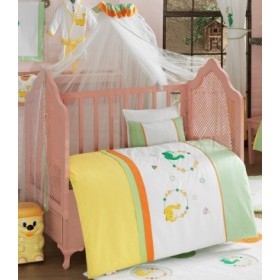 Kidboo постельный комплект Baby Dinos 3 предмета