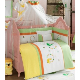 Kidboo постельный комплект Baby Dinos 7 предметов